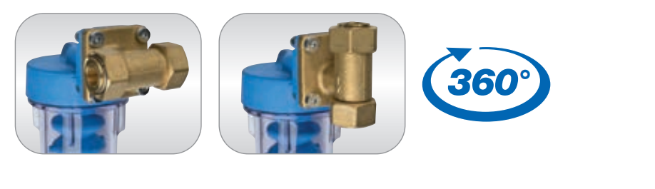 Система антинакипи ATLAS FILTRI DOSAPLUS 4 1/2" прямой, без байпаса, 2 капсулы полифосфата