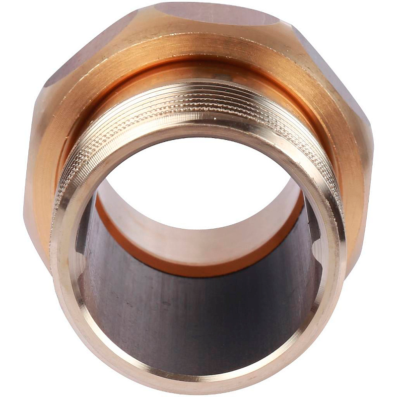 Американка (сгон) 54x2" НР самоуплотняющаяся под пайку бронзовая SANHA 14341542