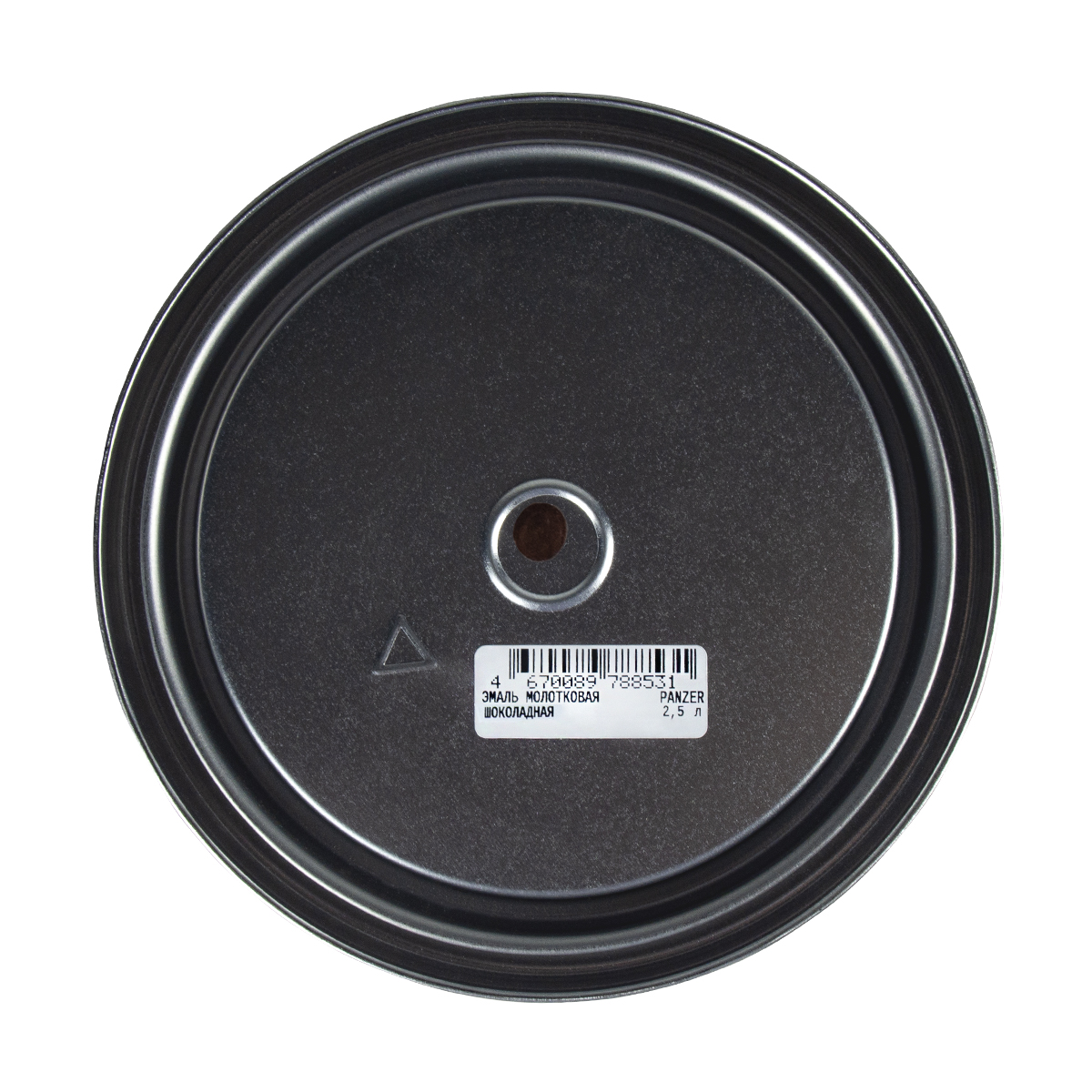 Эмаль универсальная молотковая шоколадная 2,5 л (1/6) "panzer"