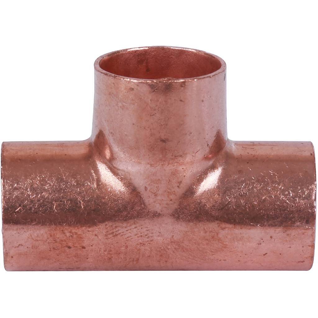 Тройник 18 мм медный равнопроходной под пайку SANHA 1513018