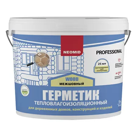 Neomid Wood Professional / Неомид Теплый Дом герметик шовный для дерева