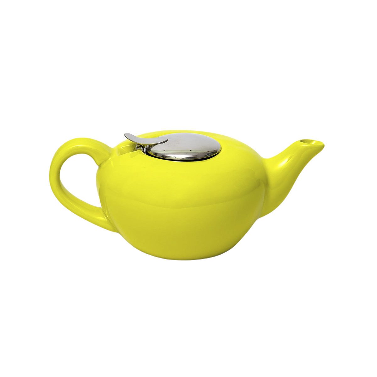 Чайник заварочный "феличита" 1 л с фильтром (желтая глазурь) (1/12) "elrington" 109-06031