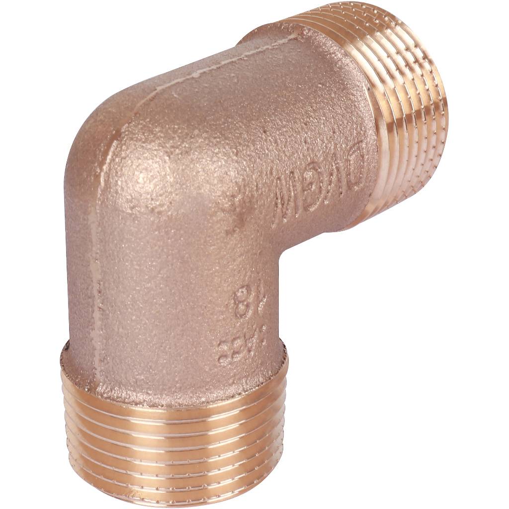 Угол резьбовой 90° (НР) 1" бронза VIEGA (317997)