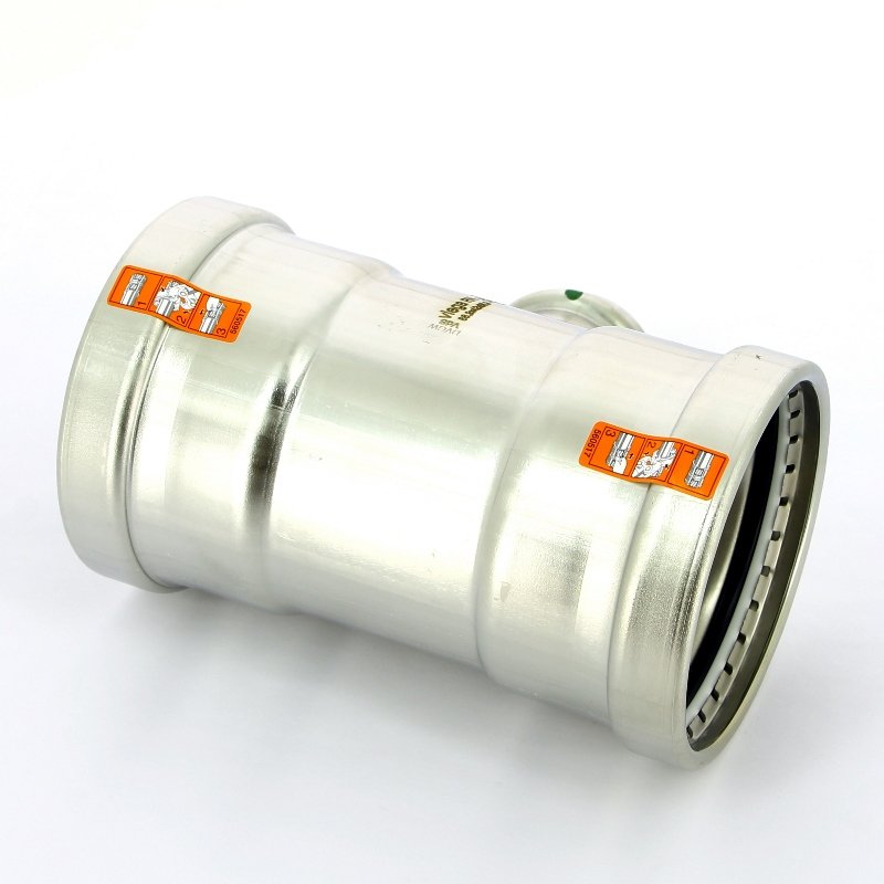 Тройник пресс 89x64x89 нержавеющая сталь Sanpress Inox VIEGA