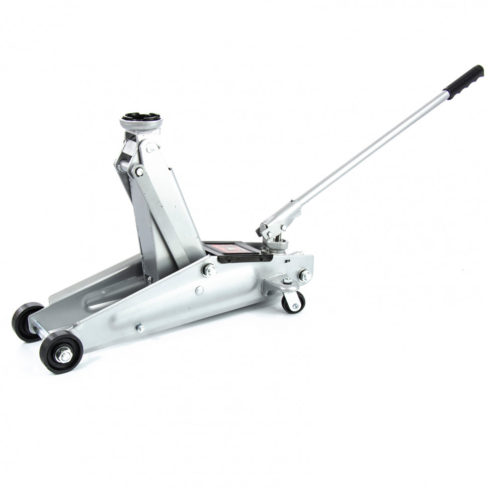 Домкрат гидравлический подкатный, 3 т, высота подъема 130-410 мм, поворотная ручка Matrix (510345)