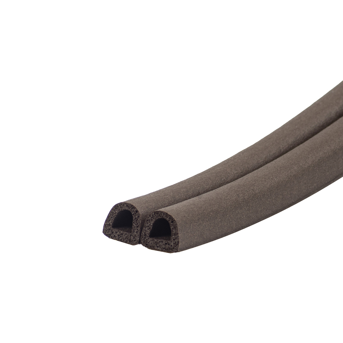 Уплотнитель d 9 х 8 мм коричневый бухта 100 м (1/8) "tech-top"