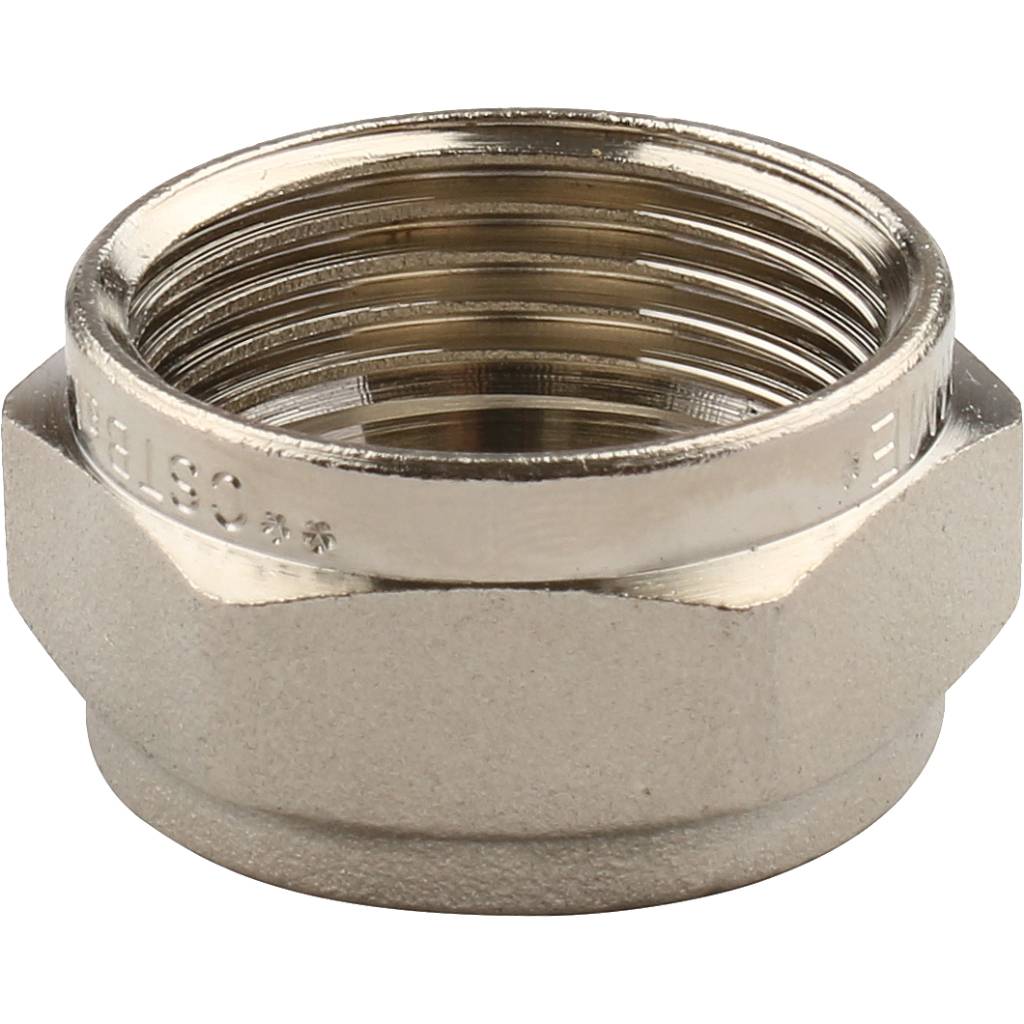 Угол настенный с креплением 20 х 1/2'' ВР обжим TIEMME для металлопласта