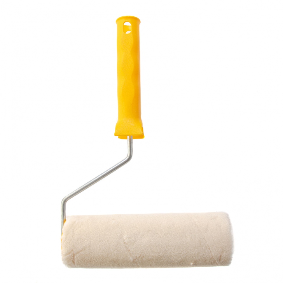 Валик "Лаки", 180 мм, ворс 5 мм, D - 48 мм, D ручки - 6 мм, велюр Сибртех (80229)