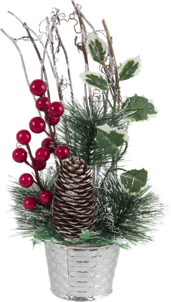 Композиция новогодняя  sycb17-145  27 см (1/25) "волшебная страна"