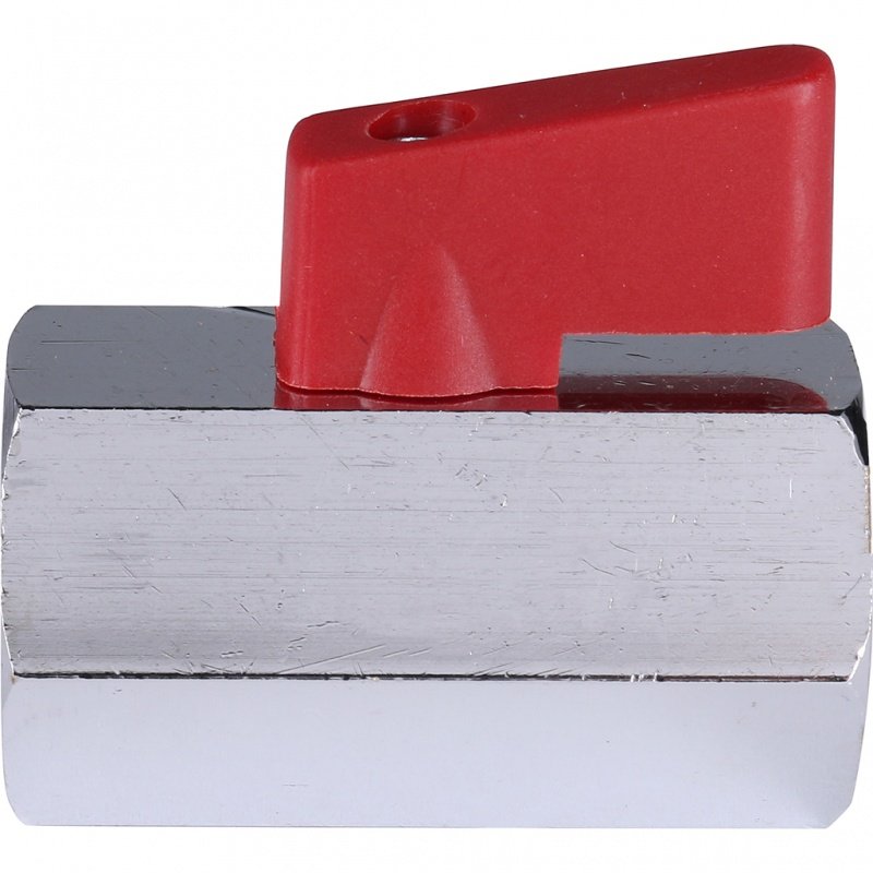 Кран шаровый STOUT ВВ Mini 1/2" стандартный проход, флажок