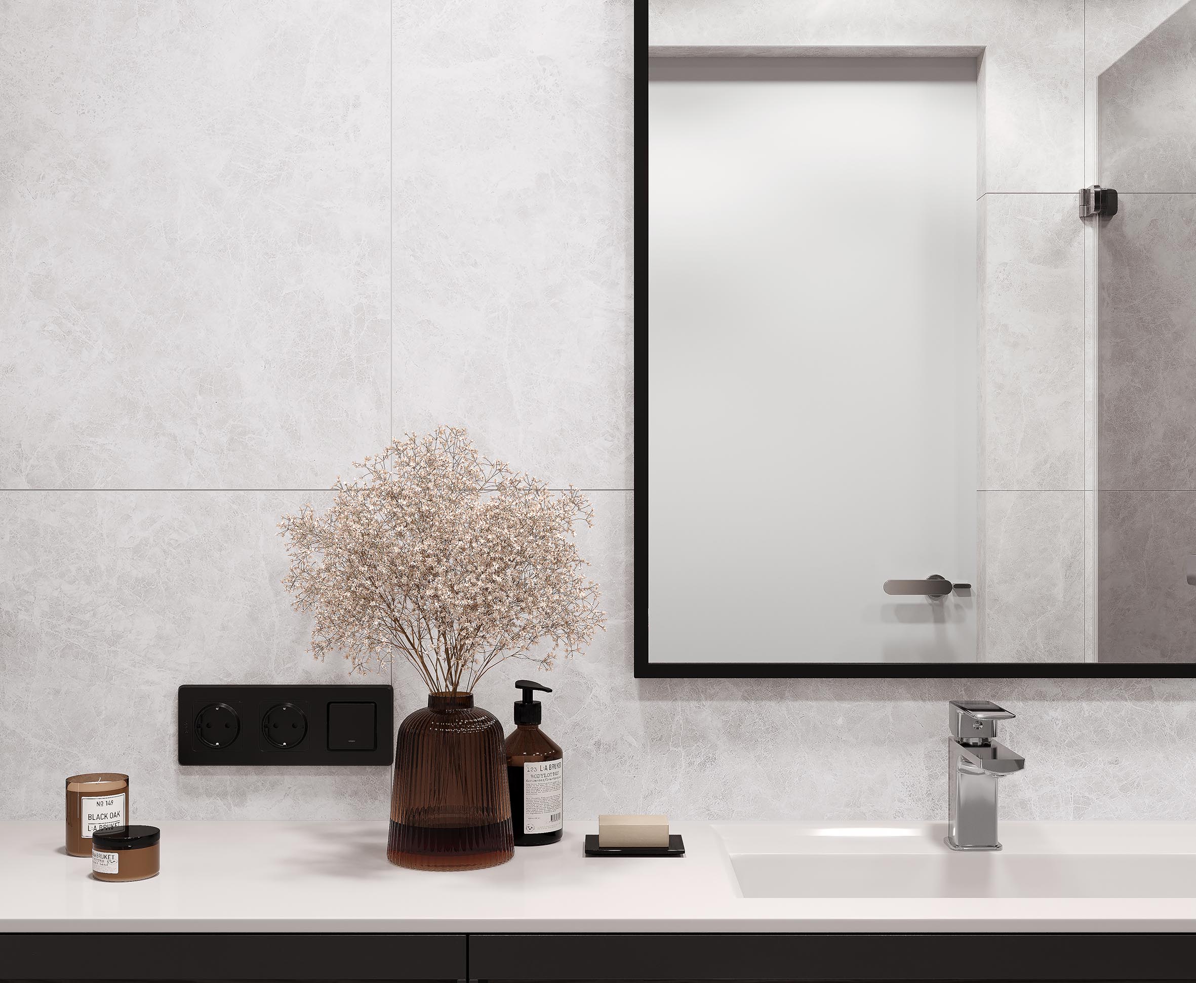 Runa bianco керамогранит светло-серый матовый структурный 60x120