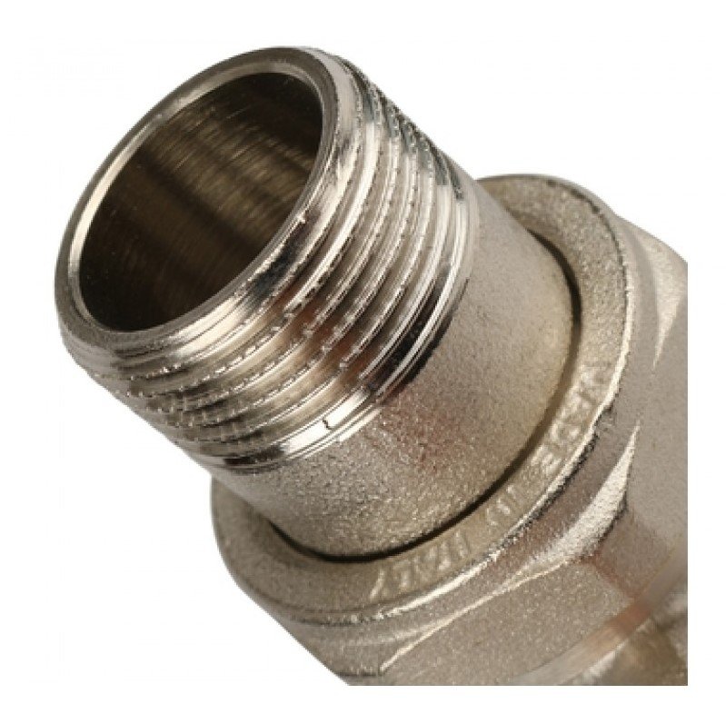 Американка угловая ВН 3/4" никель STOUT прокладка O-ring