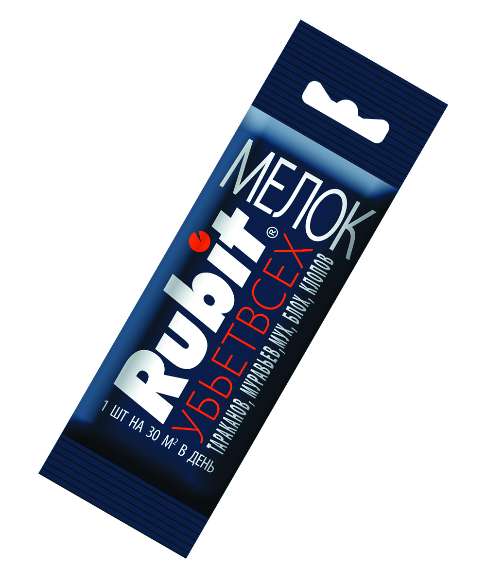 Средство от насекомых мелок 20 г (60) "rubit"