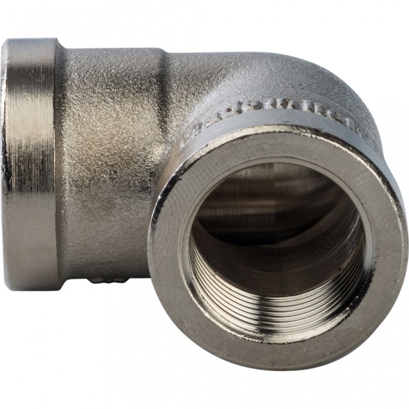 Угол резьбовой ВР 3/8" никель STOUT