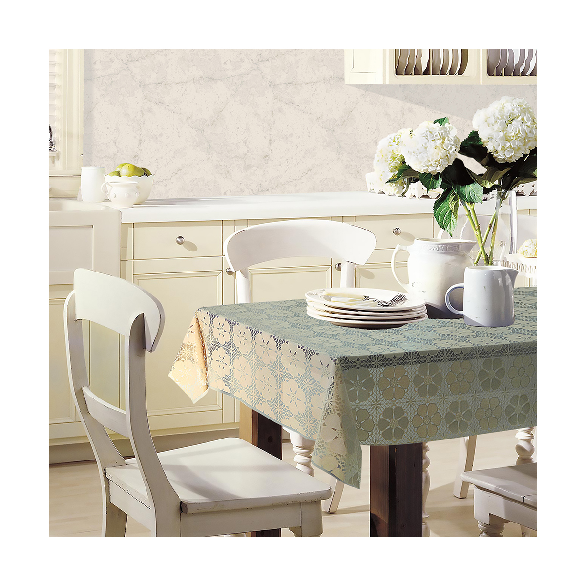 Скатерть пвх "элегия" 110*135 см (1/15) 006-beige