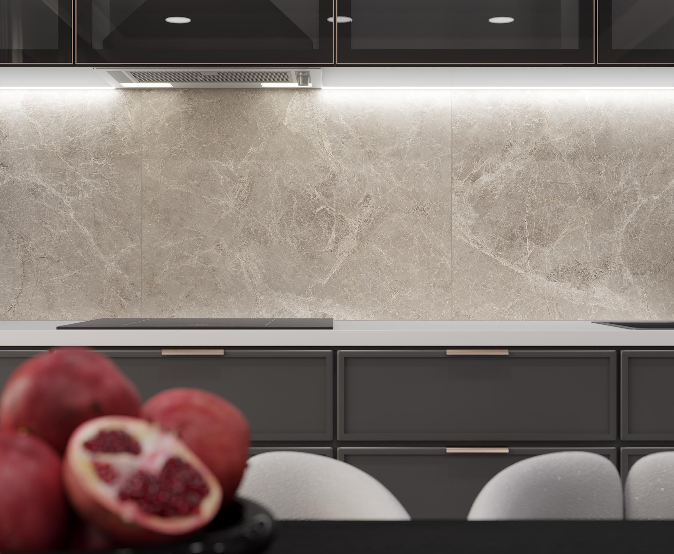 Dacota grey керамогранит серый лаппатированный 80x80