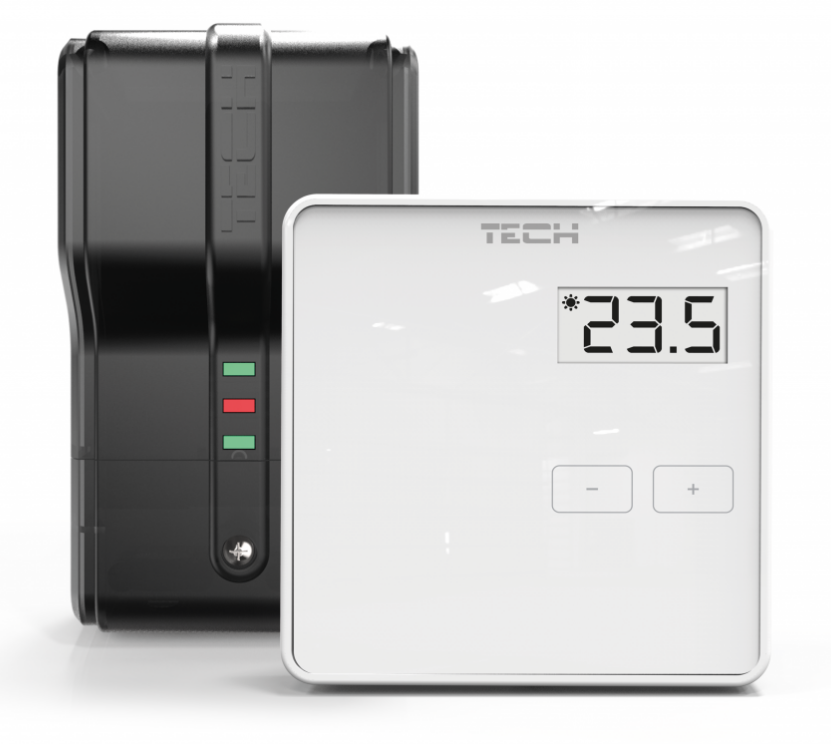 Термостат электронный беспроводной двухпозиционный TECH ST-294v2 белый