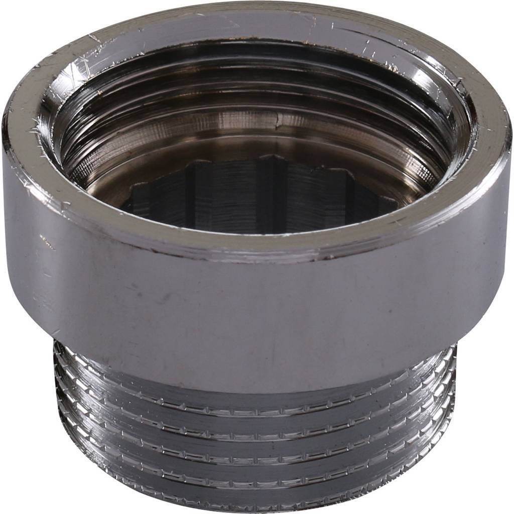 Удлинитель резьбовой 1/2" x 10 мм НР-ВР хромированный TIEMME