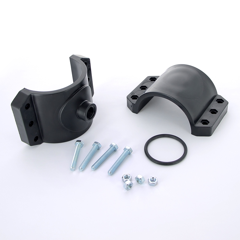 Врезка монтажная 110 x 110 х 1" ВР, 4 болта, для труб ПНД UNIDELTA