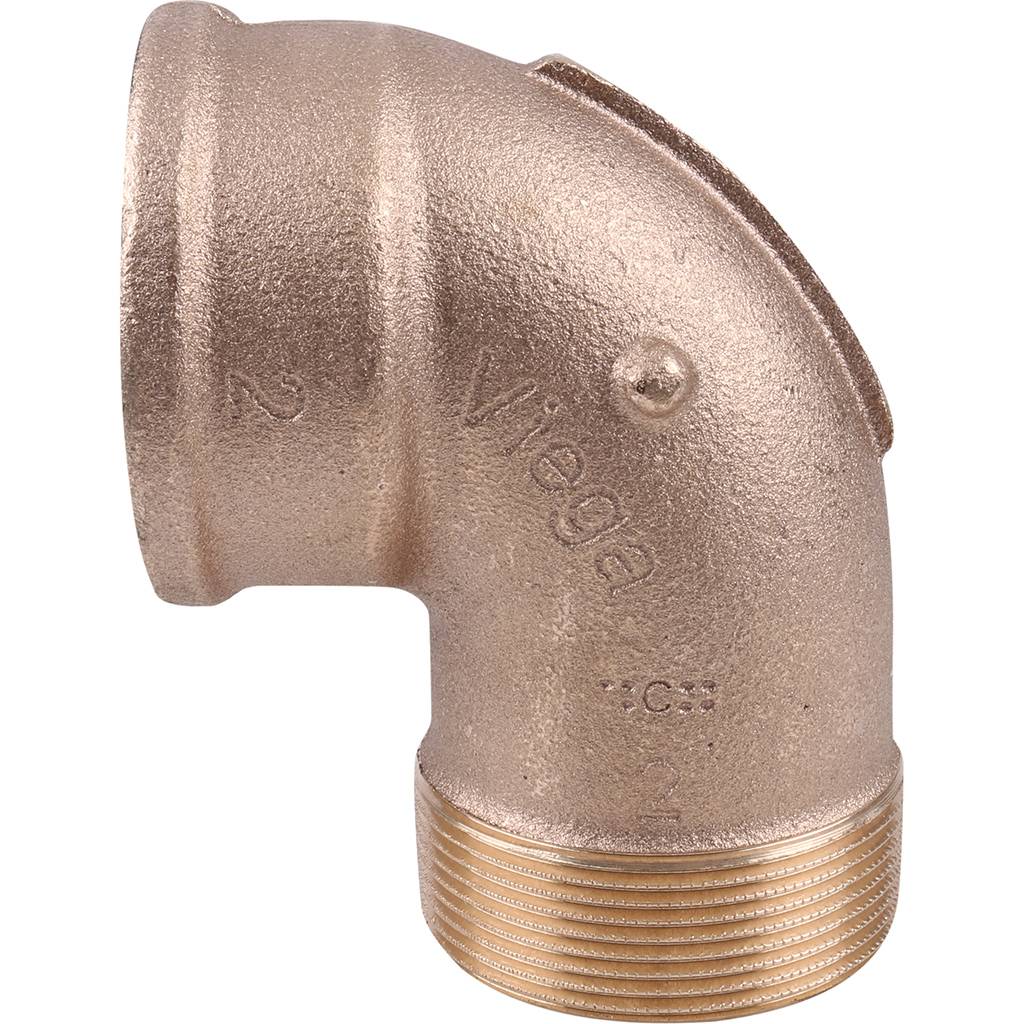 Угол резьбовой 90° ВН 2" бронза VIEGA (264147)