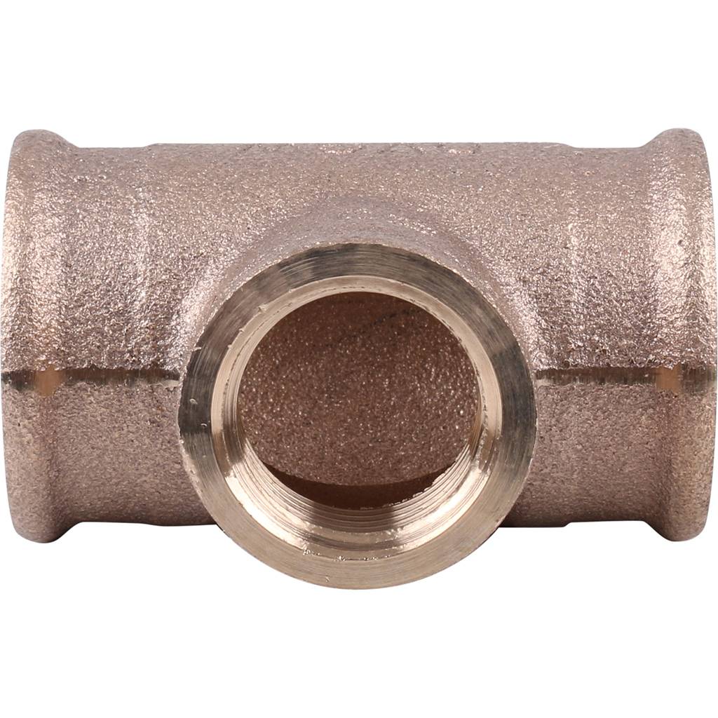 Тройник резьбовой (ВР) 3/4" x 1/2" x 3/4" бронза VIEGA (264468)