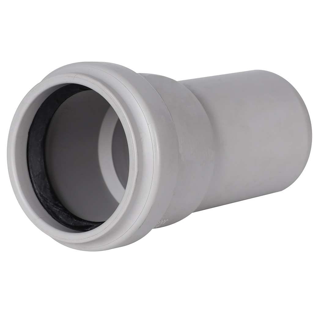 Отвод 15° канализационный бесшумный D = 58 мм STOUT