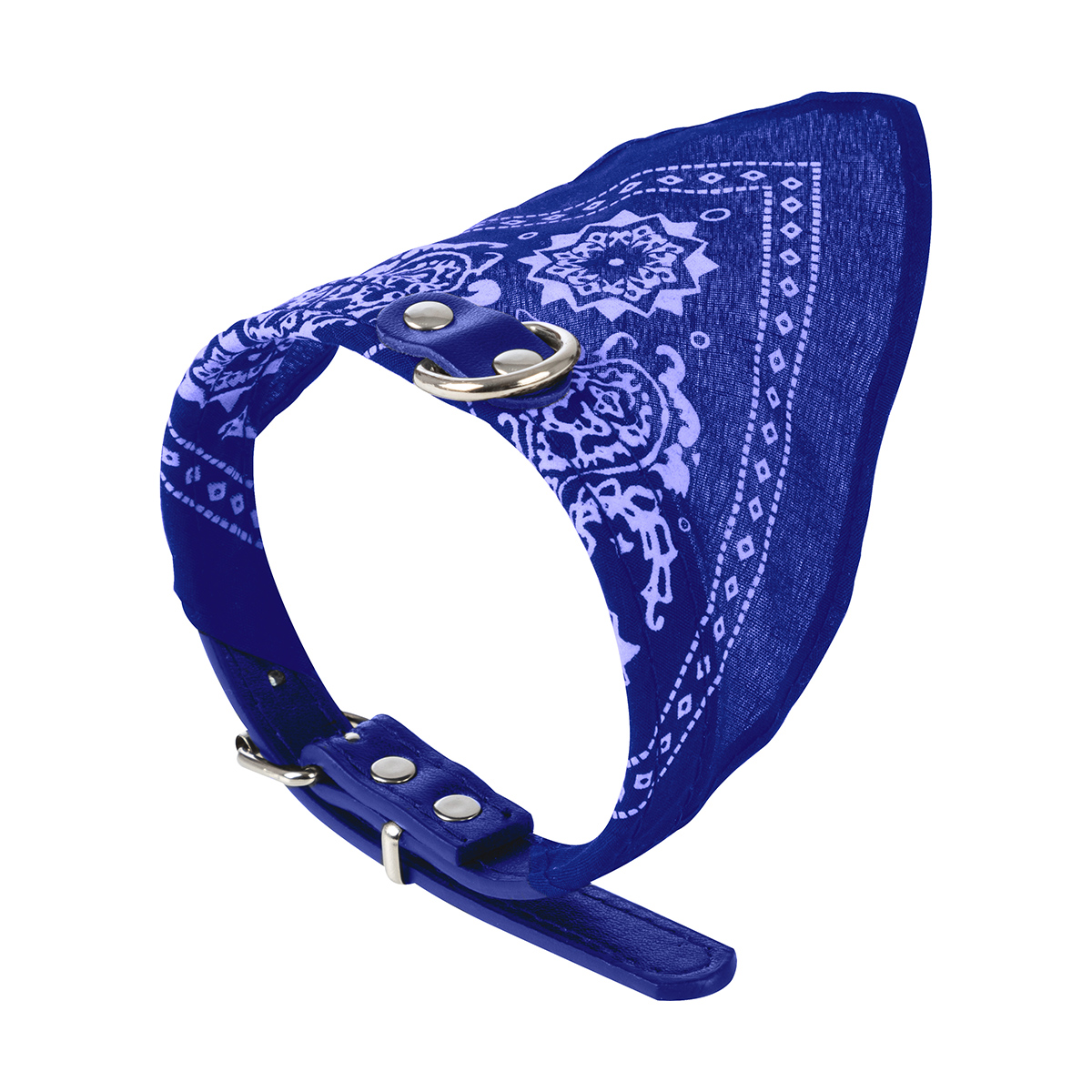 Ошейник для животных с платком 38*1,5 см (1/20/960) "рыжий кот"