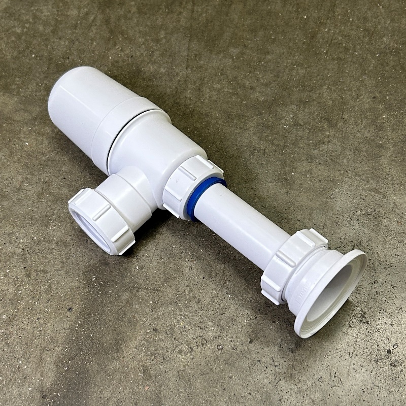 Сифон McALPINE бутылочный 1 1/2" х 32 мм с вып. 70 мм и пробкой, выход 40 мм компрес.