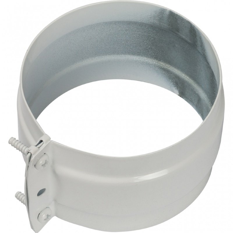 Адаптер соединительный D=80 мм с хомутом, для дымохода, STOUT