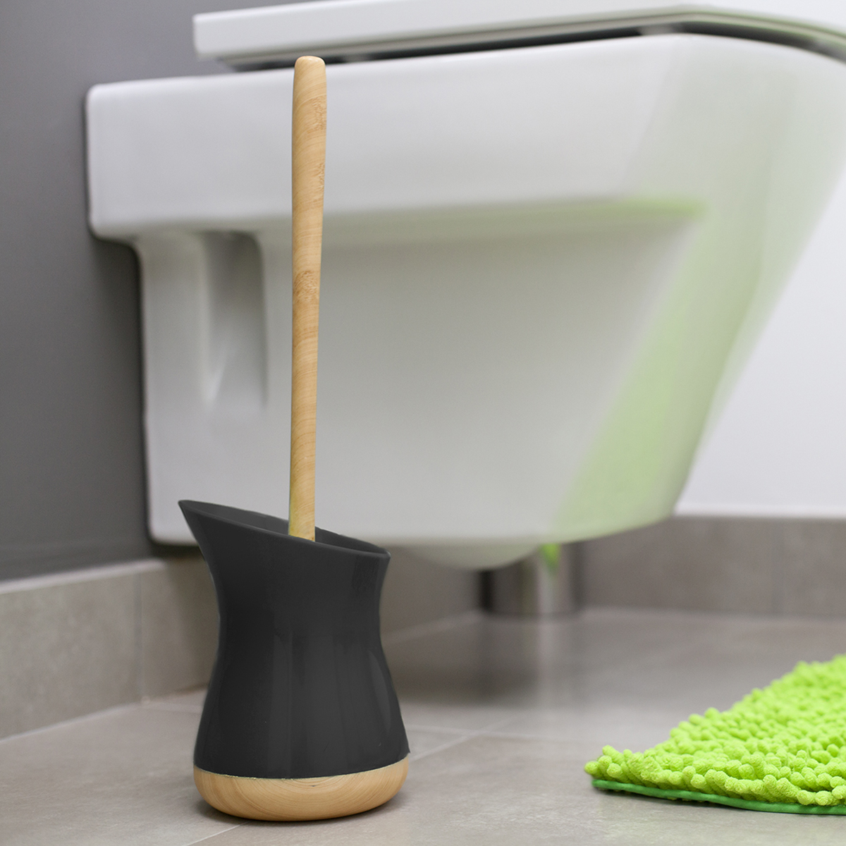 Туалетный набор "ofuro" черный (1/6) "vigar" 4748