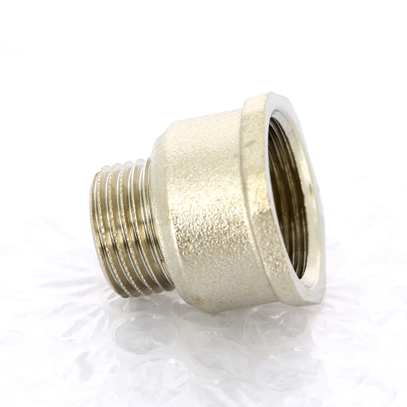 Переходник резьбовой 1/2" x 3/4" ВН никель UNI-FITT