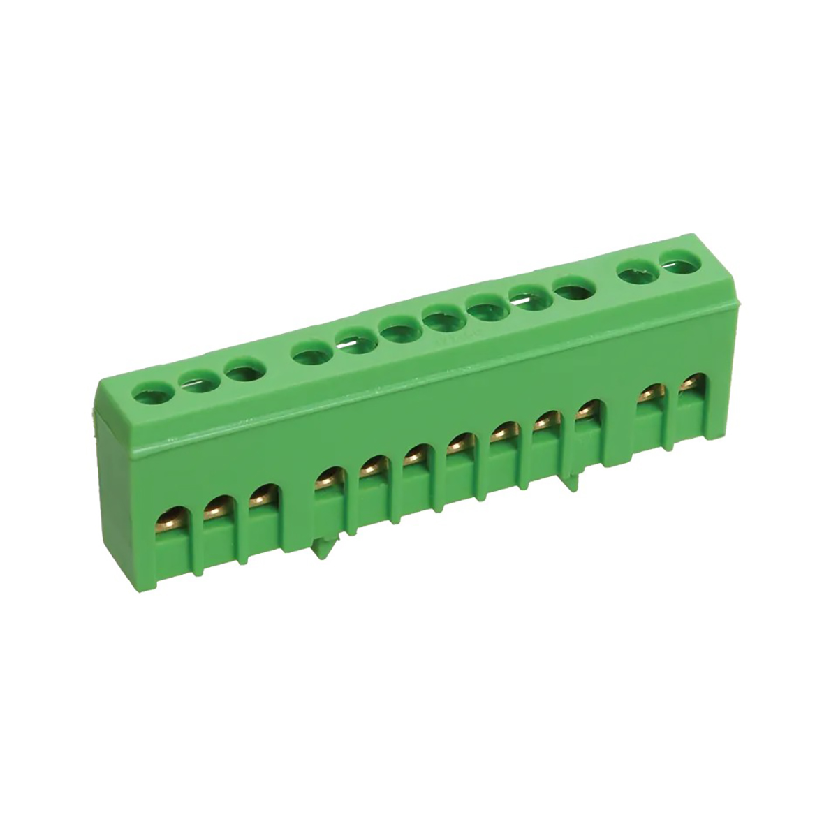 Шина pe "земля" в корпусном изоляторе на din-рейку шни-6х9-12-к-з (10/400) "iek"