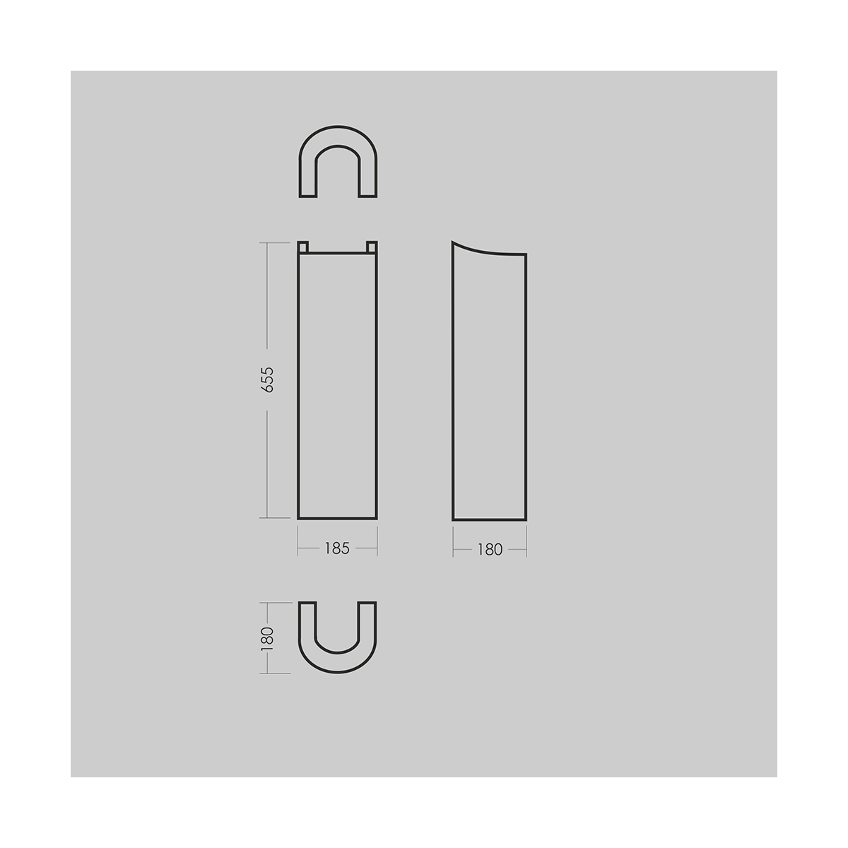 Раковина "art" белая "sanita luxe"  wb.pd/art/50-c/wht.g/s1