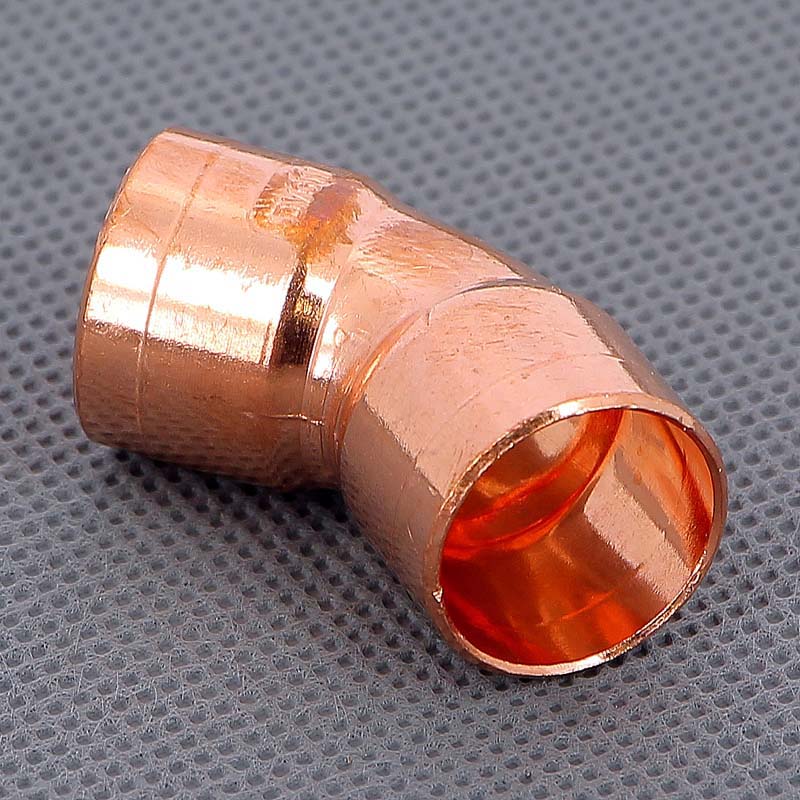 Угол двухраструбный 45° VIEGA пайка 18 мм медный