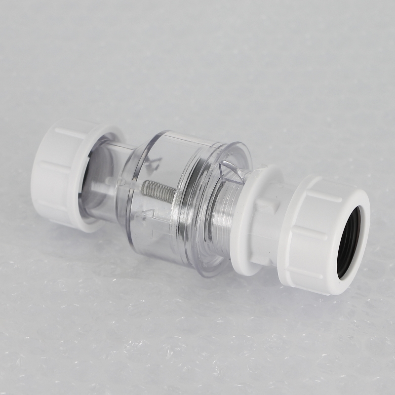 Клапан McALPINE обратный вертикальный 19-23 мм компрес., прозрачный