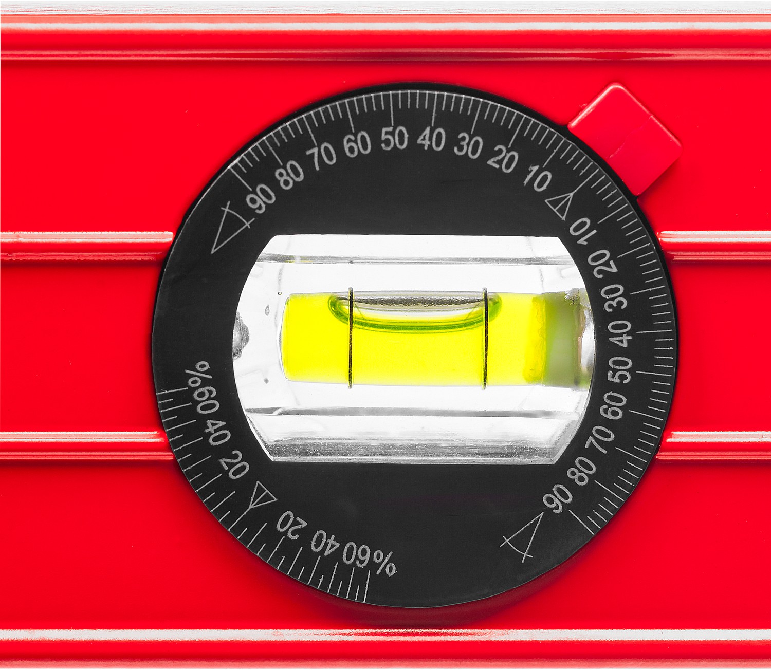 Уровень коробчатый усиленный MIRAX, фрезерованная поверхность, утолщенный профиль, 3 противоударных ампулы (1 поворотная на 360 град), с ручками, 80 с