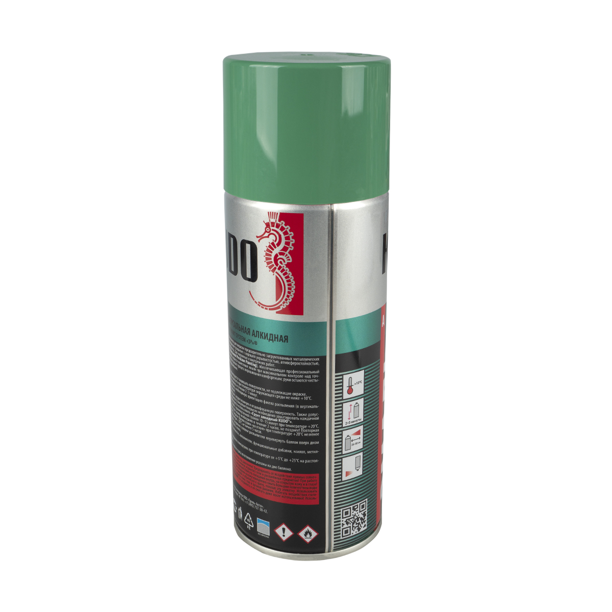 Краска аэрозоль фисташковая 520 мл (12) "kudo" ku-1008