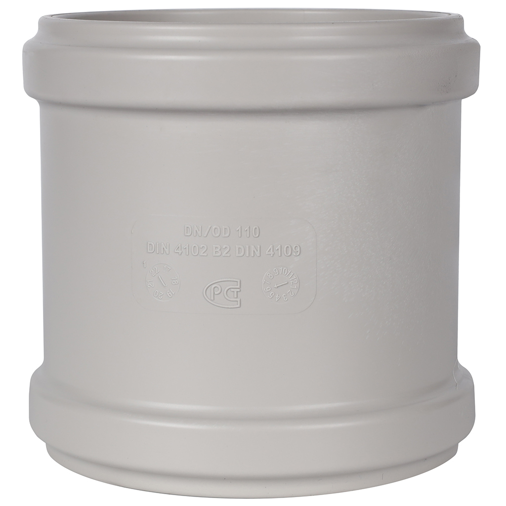 Муфта ремонтная канализационная бесшумная D = 110 мм STOUT