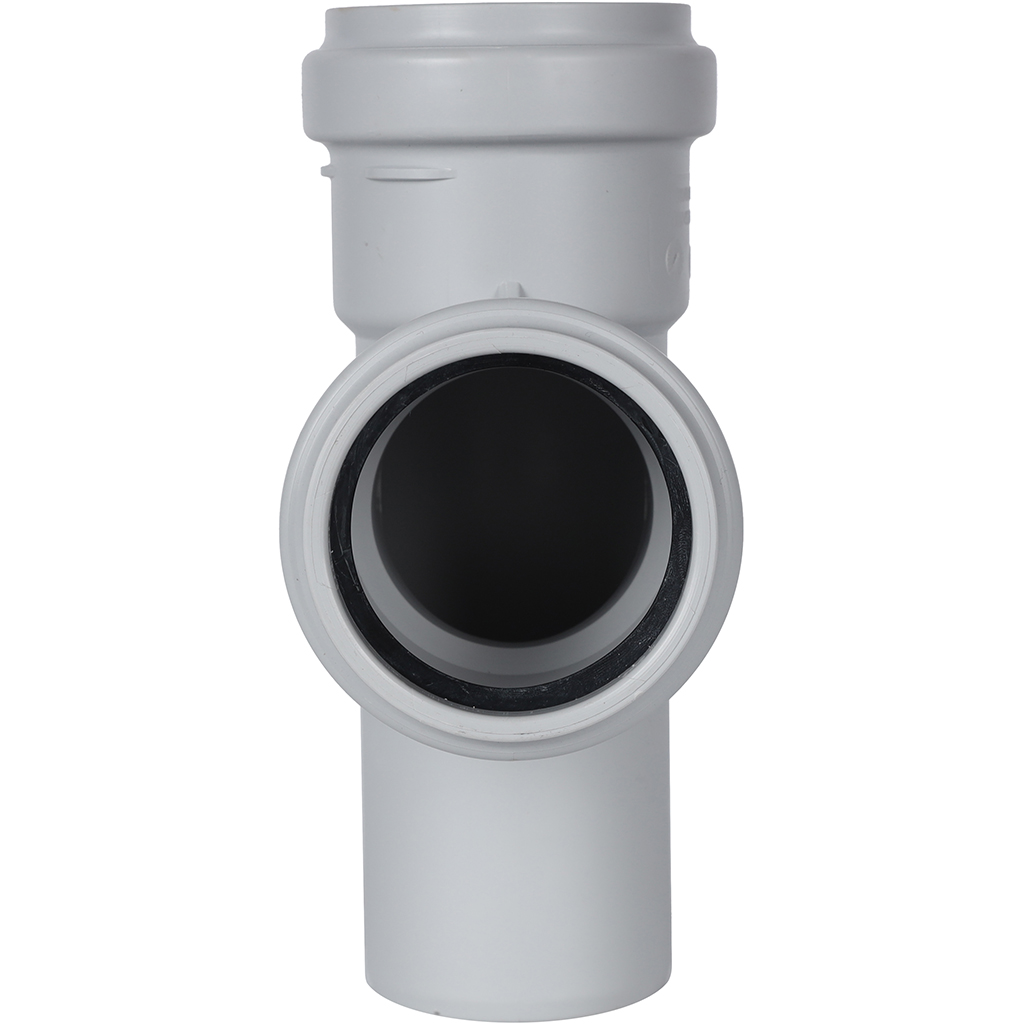 Тройник 87,5° канализационный бесшумный D = 58 x 58 мм STOUT