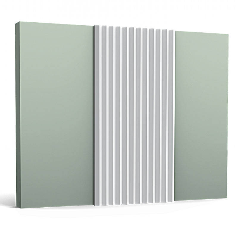 Стеновые панели Orac 3D W108F Zigzag (гибкие) Белый