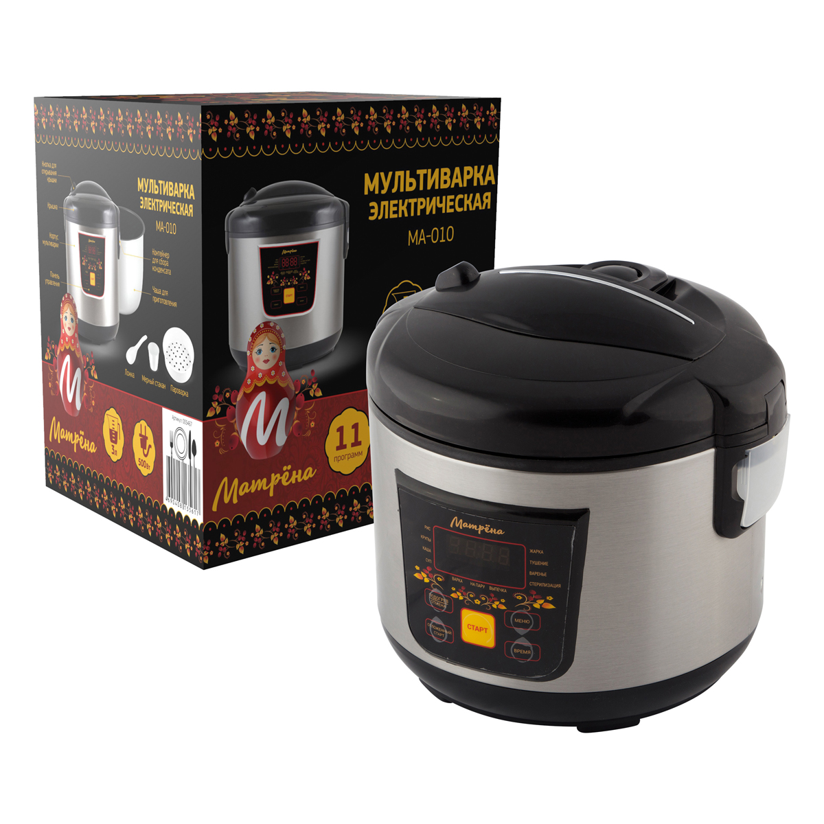 Мультиварка "матрёна" ma-010  3 л, 500 вт (1/6)