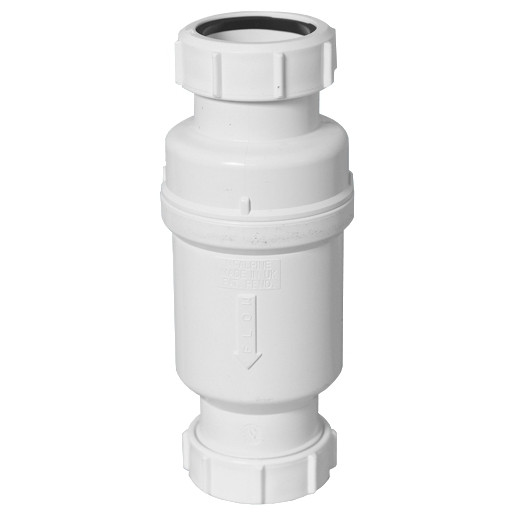 Клапан самозакрывающийся McALPINE сливной ("сухой" сифон), 40 мм компрес., пакет