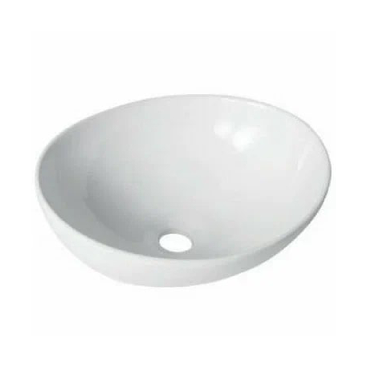 Раковина накладная gt304 фаянсовая 41*33*14,5 см, белая (1) "gappo"