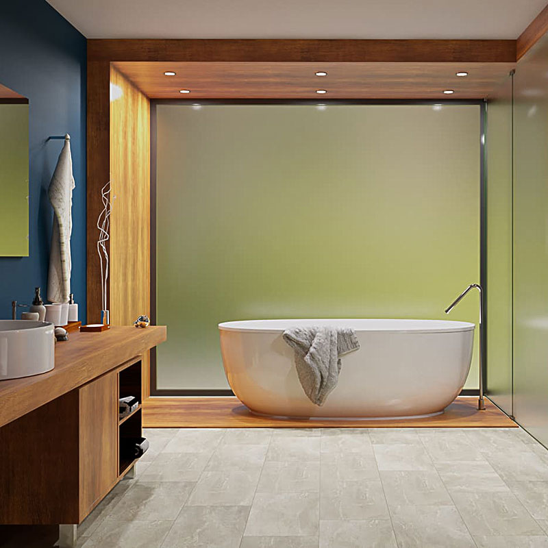 SPC Ламинат Stone Floor HP SPC 970-9 Травертин Найтфол