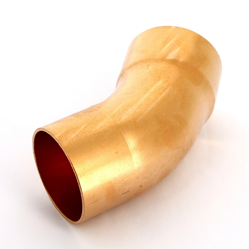 Угол однораструбный 45° VIEGA пайка 64 мм медный