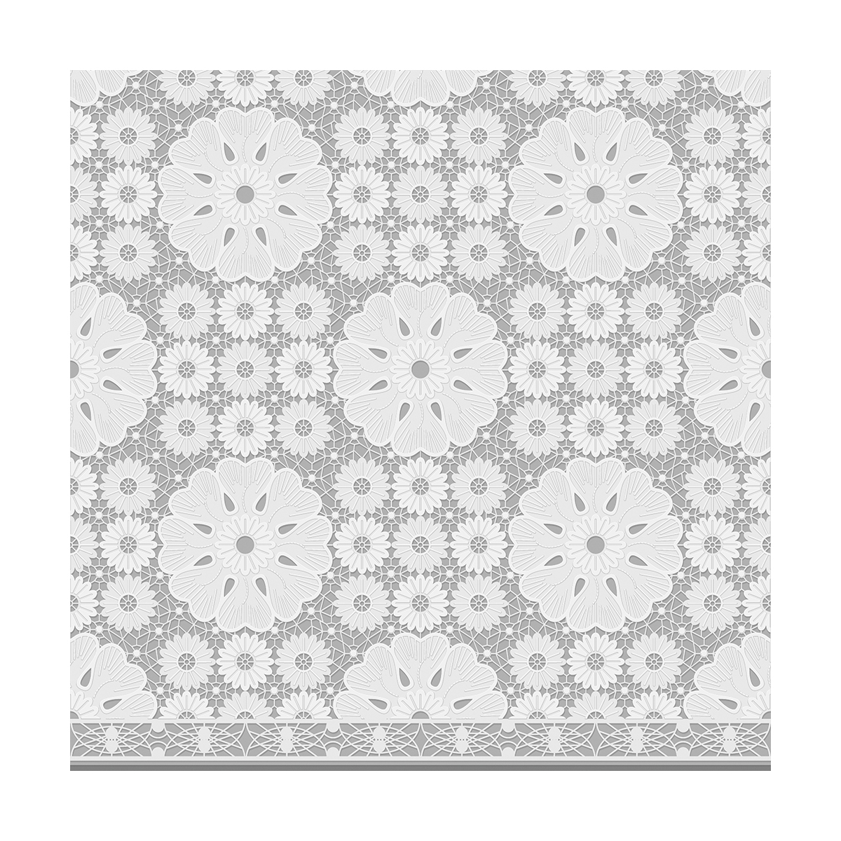 Скатерть пвх "элегия" 135*228 см (1/8) 004-white