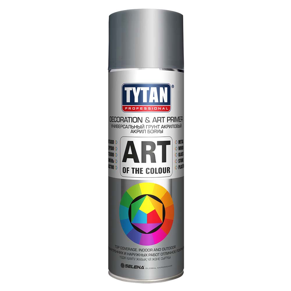 Грунт аэрозоль "tytan professional" art праймер серый 400 мл (12)  ral 7031