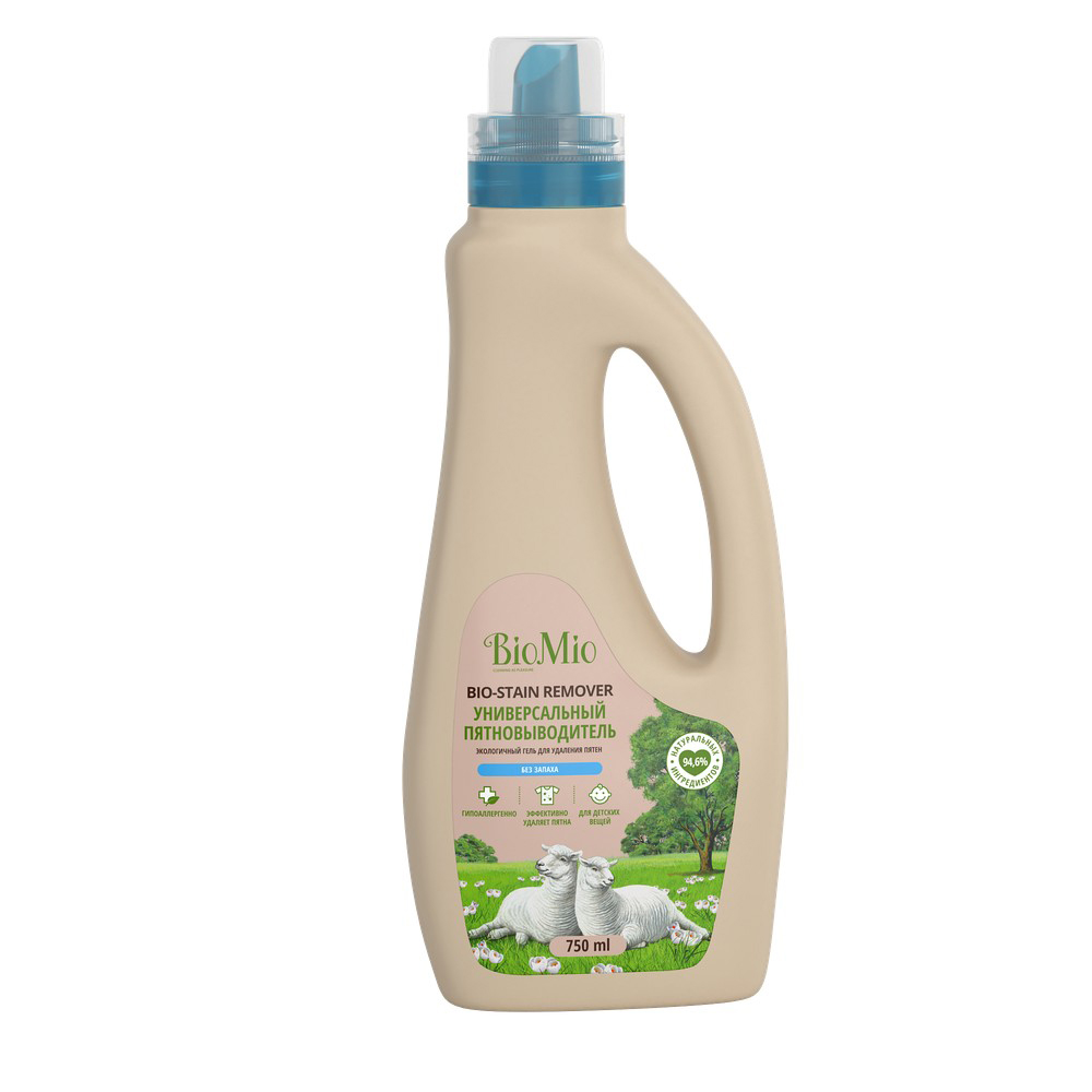 Пятновыводитель "bio-stain remover" универсал. для стирки белья 750 мл (1/8) biomio