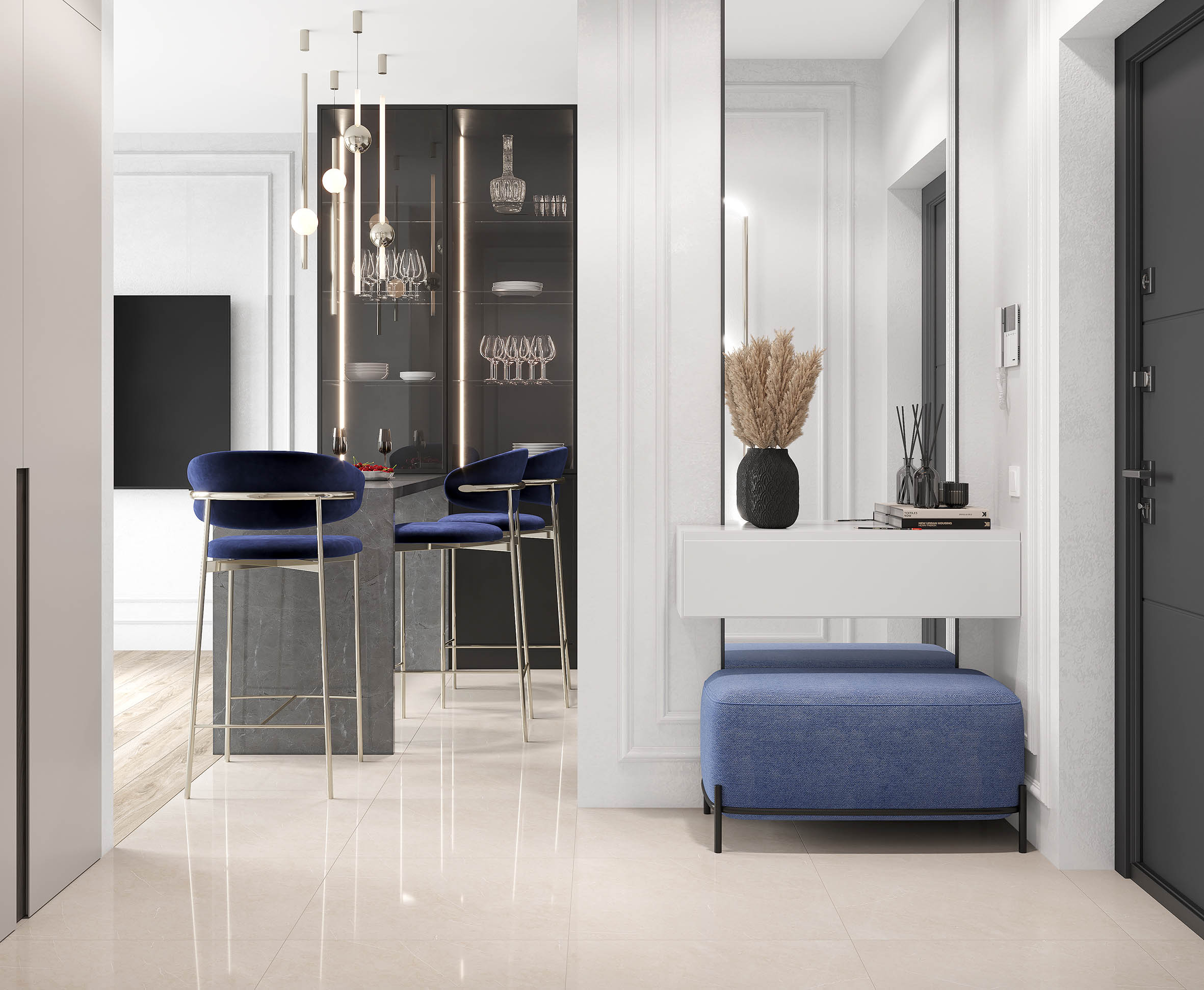 French crema керамогранит кремовый полированный 60x120