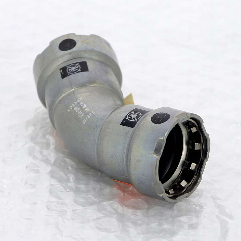 Угол 45 град. пресс оцинкованная сталь Megapress VIEGA 3/4"